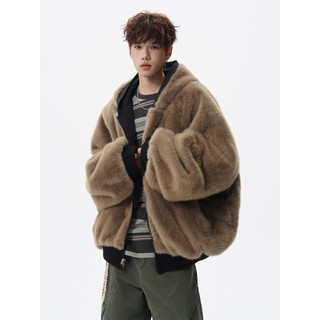 Áo khoác phong cách Harajuku Nhật Bản, độn cotton và lót lông cừu cho mùa lạnh