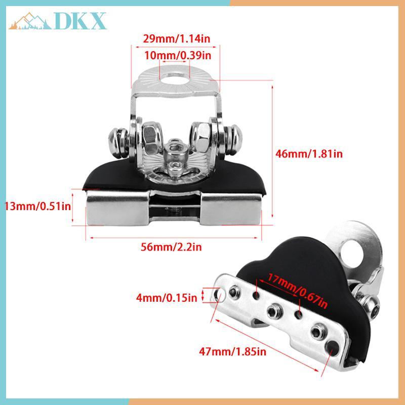 DKX 2 Chiếc Ô Tô Tự Động Hood LED Work Light Mount Bracket Holders A-Pillar SUV Cover Light Mounting Kẹp Đa Năng.