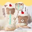 Bánh Gấu Búp Bê Sang Trọng Búp Bê Gấu Dễ Thương Quà Tặng Sinh Nhật Có Thể Mở Được Có Thể Kéo Búp Bê