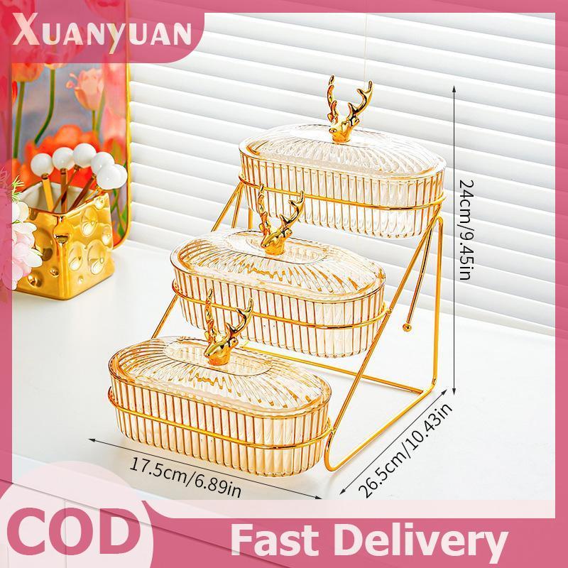 XUAN 2 / 3 Tầng Bát Trái Cây Khay Phục Vụ Bộ Buffet Trái Cây Khô Salad Khay Có Giá Phục Vụ Khay Cho Đảng VN