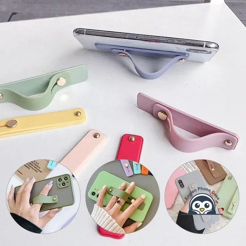 Dễ Thương Đa Năng Điện Thoại Tay Giá Đỡ Điện Thoại Silicon Giá Đỡ Ngón Tay Vòng Đẩy Kéo Cầm Đứng Miếng Dán Di Động Giá Đỡ Điện Thoại