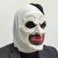 Treeling Nghệ Thuật Chú Hề Terrier Đáng Sợ Sát Thủ Chú Hề Cao Su Toàn Đầu Mũ Halloween Cosplay Trang Phục Unisex