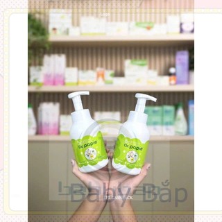 [TẶNG 1 KHĂN SỮA]Bọt Rửa Bình Sữa Dr.Papie 400ml – Gốc Thực Vật, An Toàn Cho Bé, Làm Sạch Hiệu Quả, Dịu Nhẹ Da Tay