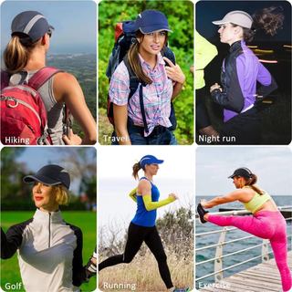 Mũ Không Cấu Trúc Gadiemkensd Vành Phản Quang Bảo Vệ UPF 50+, Phù Hợp Cho Hoạt Động Ngoài Trời