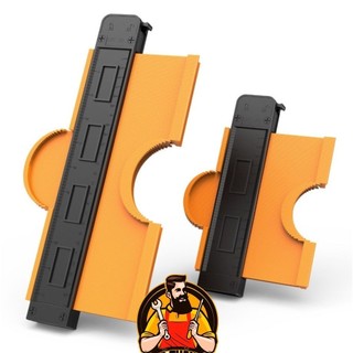 【vạn】Thước Sao Chép Hình Viền Đa Năng 250mm – Dụng Cụ Đo Góc, Mẫu Hình Uốn Lượn Có Khóa Cố Định
