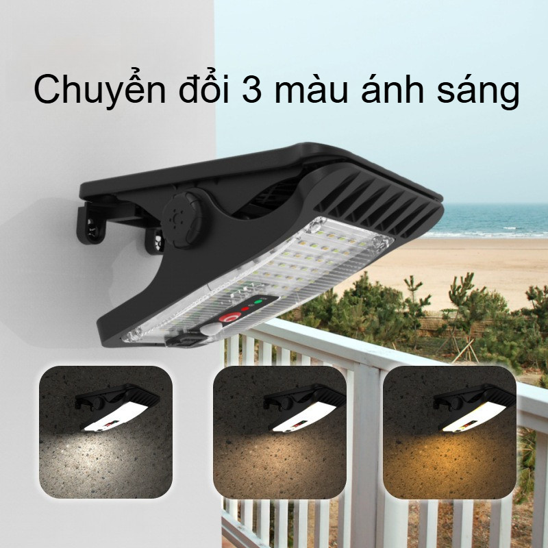 Đèn kẹp năng lượng mặt trời, đèn sân vườn ngoài trời,kẹp và sẵn sàng sử dụng,3 chế độ ánh sáng