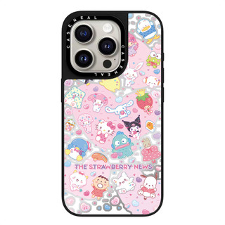 CASENEAL Bể Bơi Hoạt Hình Gương Chất Lượng Cao Ốp Lưng Điện Thoại Thích Hợp Cho iPhone 17ProMax 17pro 17 air 16promax 16 15promax 15 14promax 13 13promax Ốp Lưng Cứng Chống Rơi Thời Trang