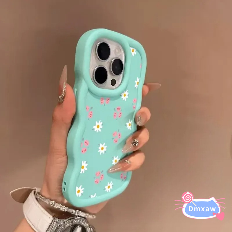 Ốp Điện Thoại Macaron Hoa Dễ Thương Cho OnePlus ACE 3 3 3V 2 2V Nord N30 4 3 2 2T CE4 CE3 CE2 CE Pro Lite 5G 4G 3D Wave Matte Casing Cặp Đôi Màu Trơn Chống Sốc Mặt Sau Mềm