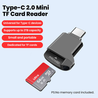 Đầu đọc thẻ Elough Type C USB C2.0 sang TF Đầu đọc thẻ nhớ tốc độ cao
