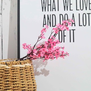 Nhân Tạo Hoa Anh Đào Sakura Gypsophila Giả Hoa Nhánh Bé Hơi Thở Thẩm Mỹ Trang Trí Nhà Tiệc Cưới DIY Lụa Hoa Sắp Xếp Phòng Chống Đỡ 50cm