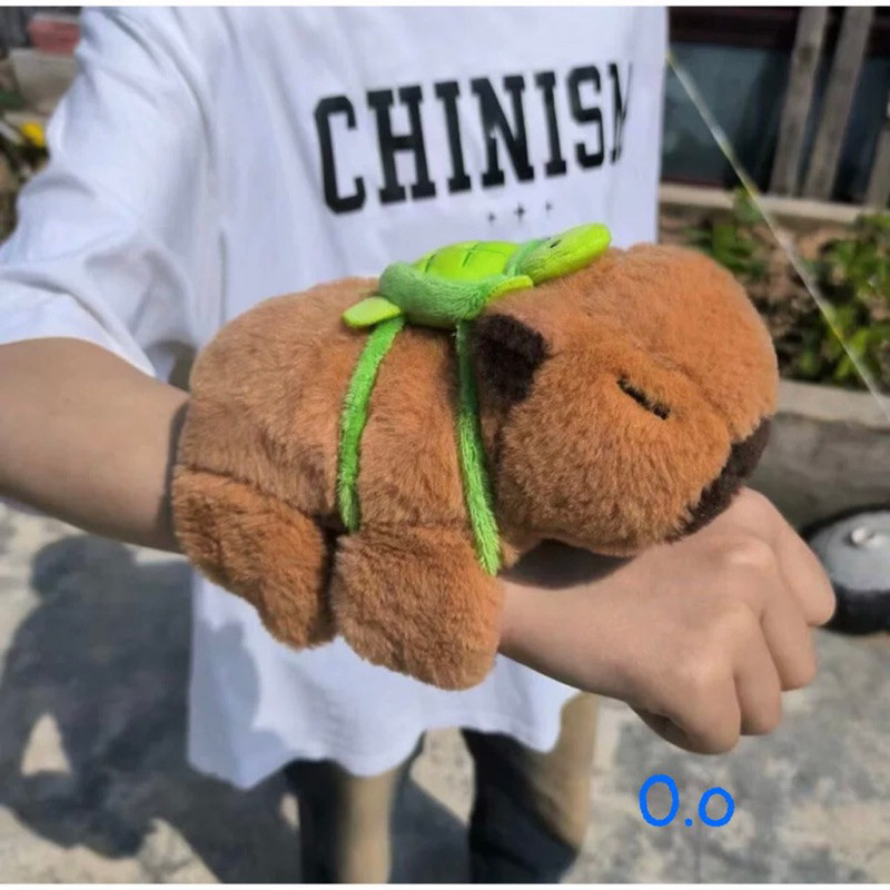 Vòng đập tay thú bông Capybara siêu đáng yêu đa năng làm vòng đeo tay, móc khóa, trang trí quà tặng