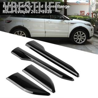 VBESTLIFE KIMISS 4 Cái Xe ABS Side Air Vent Outlet Cover Trim cho Evoque 2012-2018 (Màu đen)