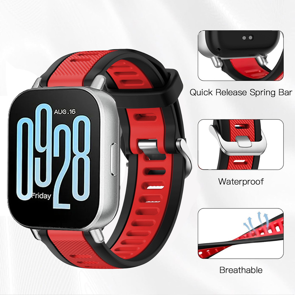 Dây đeo silicon + vỏ cho Redmi Watch với vòng đeo tay thể thao 5 Active / 5 Lite Vỏ bảo vệ mềm
