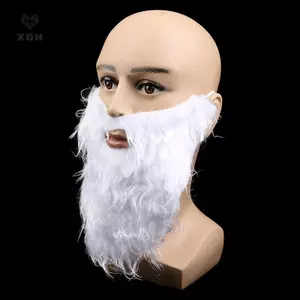 Đạo cụ dự tiệc Ông già Noel râu trắng giả Bộ râu trang trí tiệc Giáng sinh [Mina]