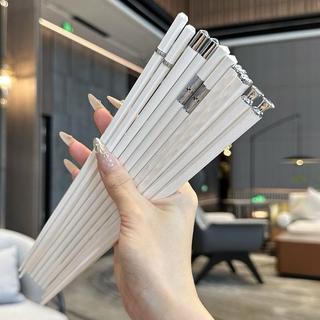 ￼Set 5-10 đôi đũa ăn cơm cao cấp, đũa sợi thuỷ tinh kháng khuẩn chống mốc chịu nhiệt cao mạ bác sang trọng
