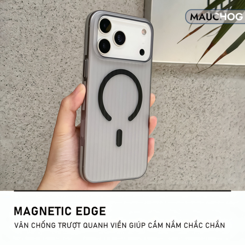 Ốp Nhám Mờ Chống Vân Tay Siêu Mỏng Viền Chống Trượt Cho Điện Thoại iPhone 17 Pro Max 16 15 14 13