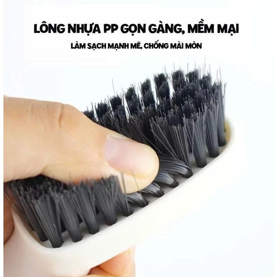 COMBO 5 Chiếc Bàn Chải Đánh Giày Lông Nhựa PP Mềm Mại, Bàn Chải Đa Năng Cầm Tay Tiện Lợi.