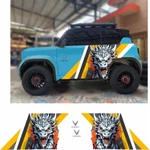 Bộ tem dán sườn xe vf3, tem xe gia đình phong cách, Decal Sticker dán xe vf3, nhiều mẫu HOT cho bạn lựa c — ảnh 8