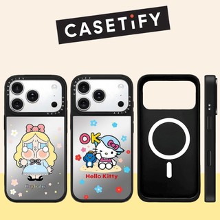 Từ Tính Cô Gái Khóc OK Gương Cứng Ốp Lưng Điện Thoại iPhone 17 Pro Max 17 Air 16 Plus 15 14 13 12 11 Vỏ Chống Sốc