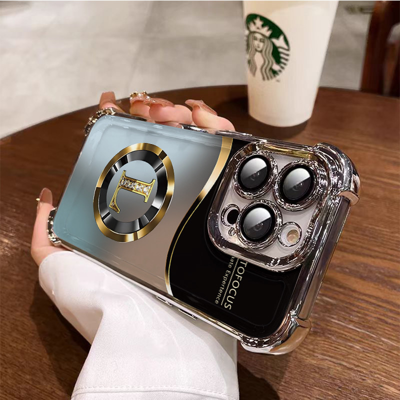 Ốp Lưng Chữ L 3 in1 Cho Honor 400 Smart 5G 400 Lite 400 PRO 100 PRO 200 300 PRO 300U Vỏ Điện Thoại Mềm Chống Rơi Bảo Vệ
