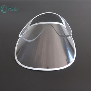 Chenlongshang Bảo Vệ Có Thể Thay Thế Mũ Vành Trong Suốt Áo Mưa Áo Khoác Bảo Vệ Mặt Poncho Trong Suốt Chống Mưa EN