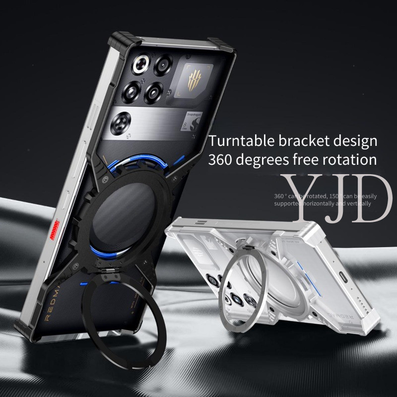 Ốp Lưng Cho RedMagic 11 Pro 11Pro + Phong Cách Mới Thoáng Mát Khung Kim Loại Vô Hình Giá Đỡ Tản Nhiệt Chống Rơi Vỏ Điện Thoại