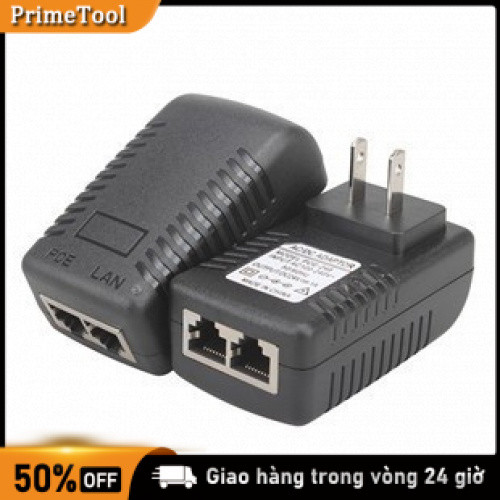 Nguồn POE 48V-0.5A Dành Cho Camera Wifi, Router Mạng, Cấp Điện Qua Cổng ...