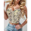 Camisole nữ đẹp lưng xương cá ngắn, thiết kế corset trendy size 11.5