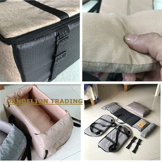 [DANDELION] Giường ghế ô tô cho chó, túi vận chuyển an toàn cho thú cưng nhỏ, phụ kiện xe hơi tiện lợi