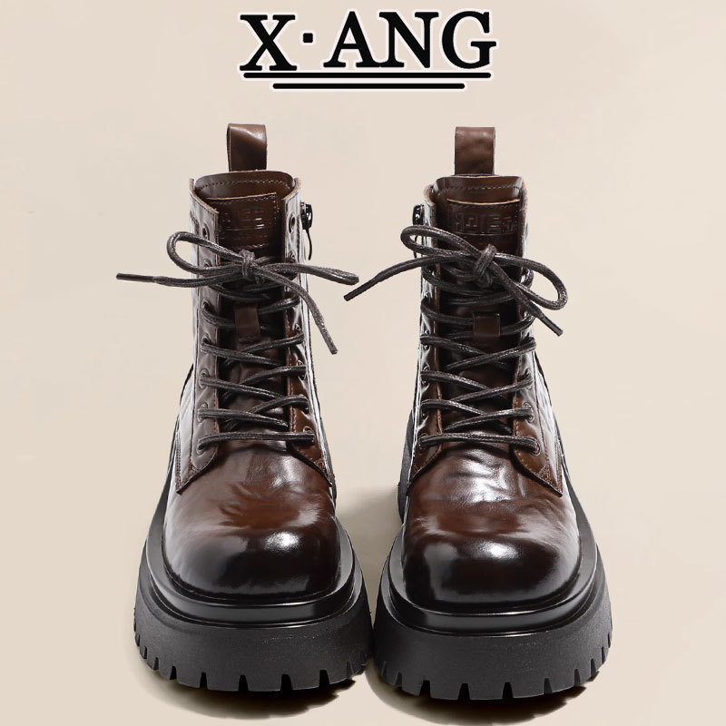 Phụ Nữ Đế Dày Tăng Cường Mùa Đông Phong Cách Mới Lông Cừu Dày Ấm Áp Giày Bốt Ngắn BLQI