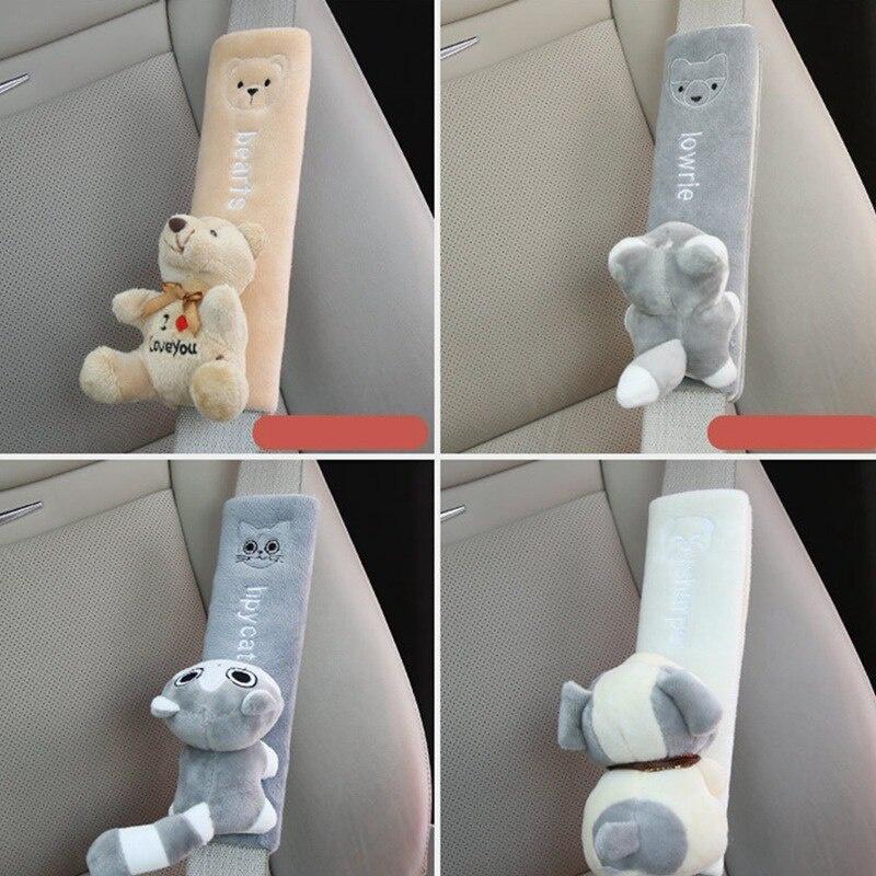 Cartoon Animal Car Belt Shoulder Cover Car Seat Belts Universal Shoulder Pad Accessory