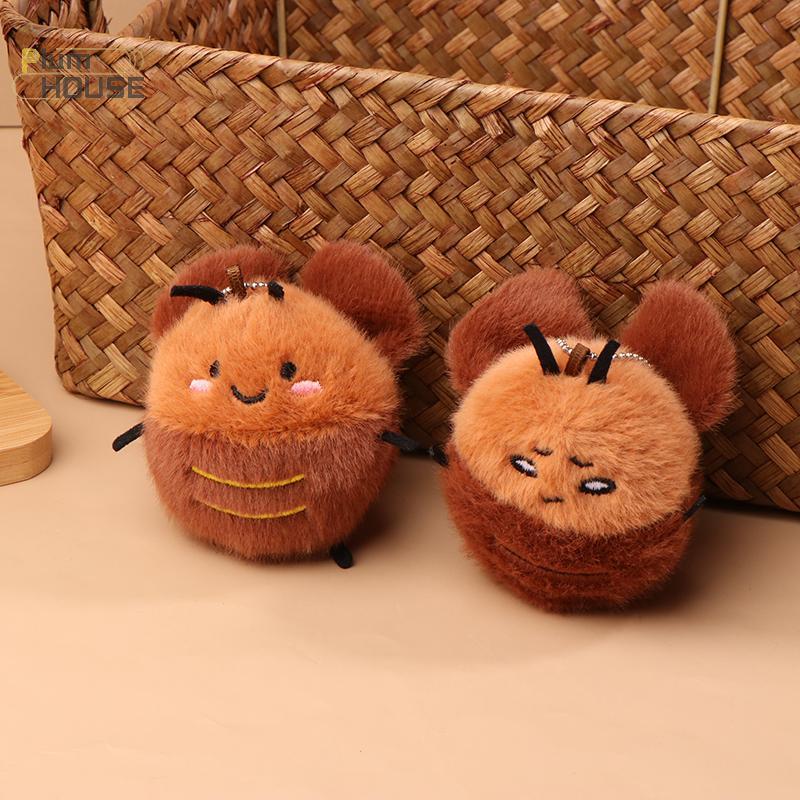 PlumHOUSE Hoạt Hình Gián Sang Trọng Móc Khóa Thú Nhồi Bông Búp Bê Móc Khóa Ba Lô Đáng Yêu Mặt Dây Chuyền Chìa Khóa Ô Tô Trang Trí Cặp Đôi Quà Tặng VN