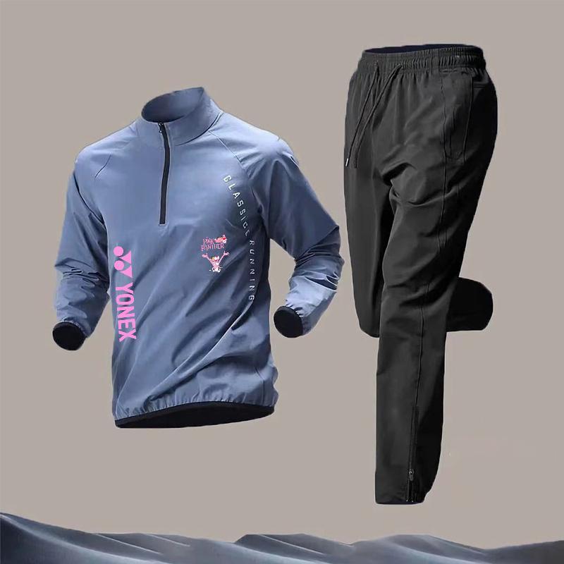 Bộ dài tay thể thao Yonex cho cả nam và nữ, phù hợp mùa xuân thu, lý tưởng để đi xe đạp, chạy bộ, chơi quần vợt và cầu lông.