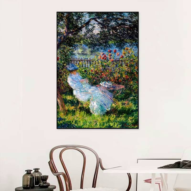 Vintage Claude Monet Waterlily Pond Thiên Nhiên Phong Cảnh Poster In Canvas Tranh Treo Tường Nghệ Thuật Cho Phòng Khách Trang Trí Nhà Cuadros