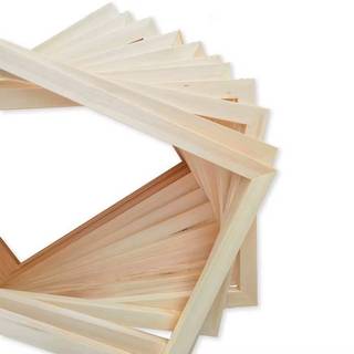 Khung ngoài bằng gỗ tự nhiên chất lượng cao -21x30 30x40 40x50 40x60 50x70cm Khung vải treo tường & Khung treo tường bằng gỗ thông Trang trí tường nhà cửa