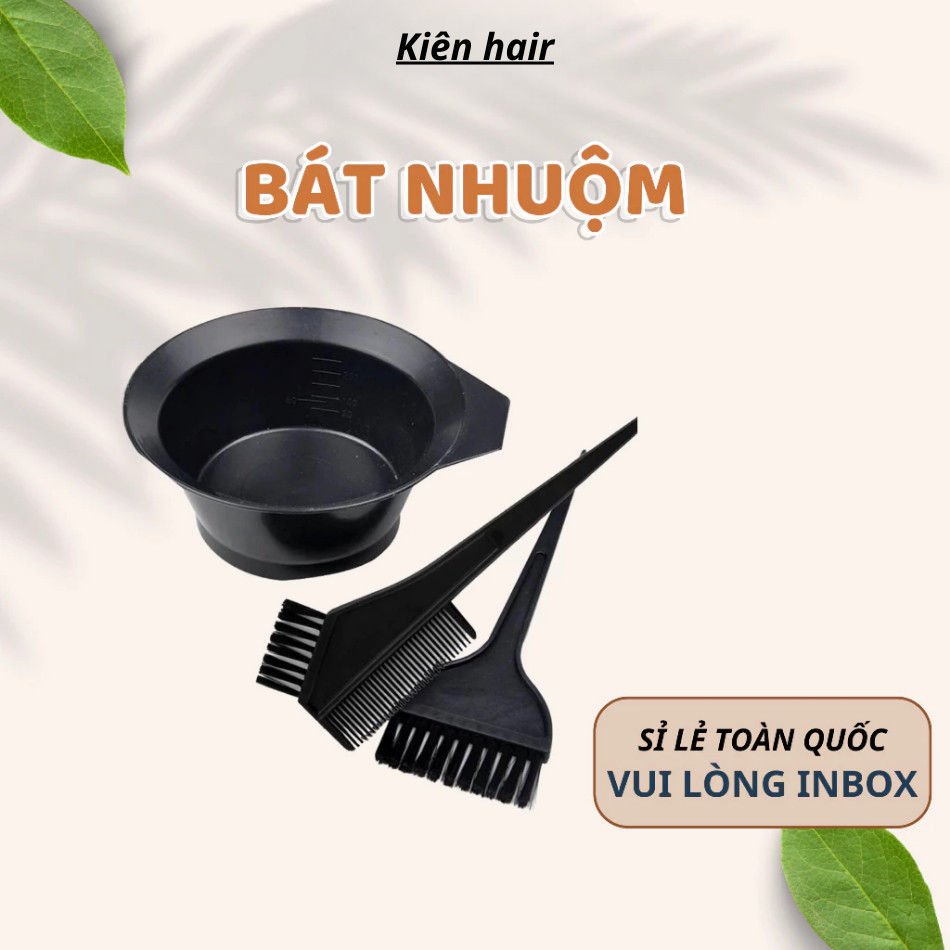 Dụng Cụ Nhuộm Tóc Cao Cấp Trunghair - Lược nhuộm, Bát nhuộm, Gang tay, Mũ ủ tóc | Trunghair