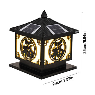 Đèn LED năng lượng mặt trời ngoài trời chống nước ABS cho sân vườn