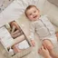 EDIWANY Baby Tã Sắp Xếp, Giỏ Đựng Đồ Họa Hoa Cho Trẻ Sơ Sinh, Túi Bảo Quản Tã Cho Bé Dung Tích Lớn Di Động Du Lịch Ngoài Trời