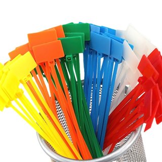 100 dây rút nhãn - Dây Rút Thẻ Tag Nhiều Màu (100 sợi/bịch)-Dây Rút Ghi Chú, Đánh Đấu Dây Điện-SUNND
