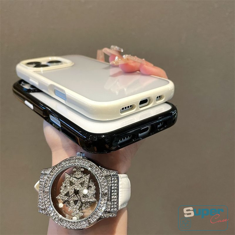 Ốp Lưng Tương Thích Cho iPhone 17 16 13 15 12 11 14 Pro Max Air 14 16 15 Plus Thời Trang Macaron Màu Sắc Đơn Giản Nhiều Màu Sắc Sang Trọng Acrylic Cover