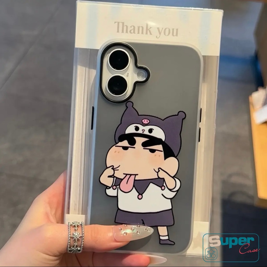 Ốp Lưng Tương Thích Cho IPhone 13 15 17 16 11 14 12 Pro Max 17 15 16 Pro XR 7Plus X XS Max Air Dễ Thương Giai Điệu Của Tôi Cinnamoroll Kuromi Crayon Shin-chan Cover