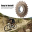 CQCJ Xe Đạp Freewheel, 24 Răng Nhẹ Xe Đạp Freewheel Thay Thế, Bền Đẹp Dễ Dàng Lắp Đặt 10cm OD Thép Xe Đạp Tốc Độ Đơn Freewheel Xe Đạp Tốc Độ