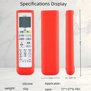 Treeling Vỏ bảo vệ từ xa bằng silicon chống sốc cho điều hòa không khí Điều khiển từ xa Vỏ có thể giặt được có dây buộc Acces