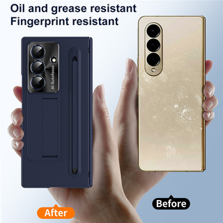 Có Vỏ Bút Cảm Ứng Cho Samsung Galaxy Z Fold 7 6 Ốp Lưng Bản Lề Giáp Chân Đế Vỏ
