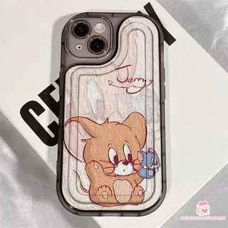 Ốp Lưng Cho Iphone 12 14 17 15 13 11 Pro Max Air X XR XS Max 15 8 14 7 Plus SE Ngộ nghĩnh Graffiti Dễ Thương Tom Jerry Cặp Đôi Trong Suốt Dày Bìa Mềm