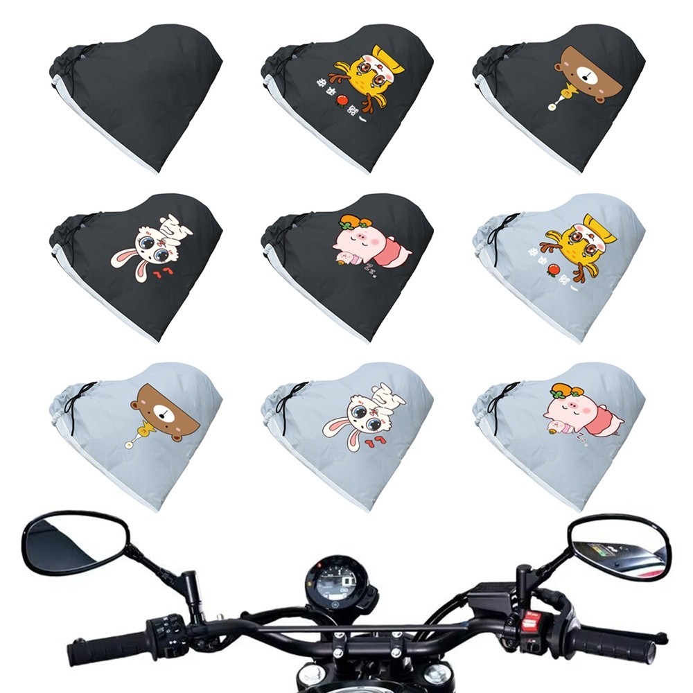 Găng Tay Xe Đạp Chống Gió Chống Nước Ấm Áp Thoải Mái - Tay Lái Mittens Mùa Đông Mới
