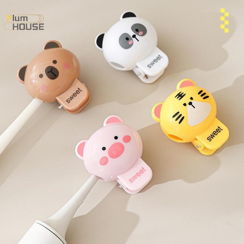 PlumHOUSE Hoạt Hình Động Vật Bàn Chải Đánh Răng Bao Kẹp Di Động Bàn Chải Đánh Răng Điện Chống Bụi Bảo Vệ Hộ Gia Đình Du Lịch VN