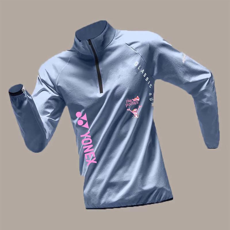 Bộ dài tay thể thao Yonex cho cả nam và nữ, phù hợp mùa xuân thu, lý tưởng để đi xe đạp, chạy bộ, chơi quần vợt và cầu lông.