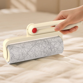 Cây Lăn Bụi Gấp Gọn Cầm Tay Có Nắp ECO, Cây Lăn Bụi Quần Áo, Sofa, Giường, Lông Thú Cưng Tiện Lợi