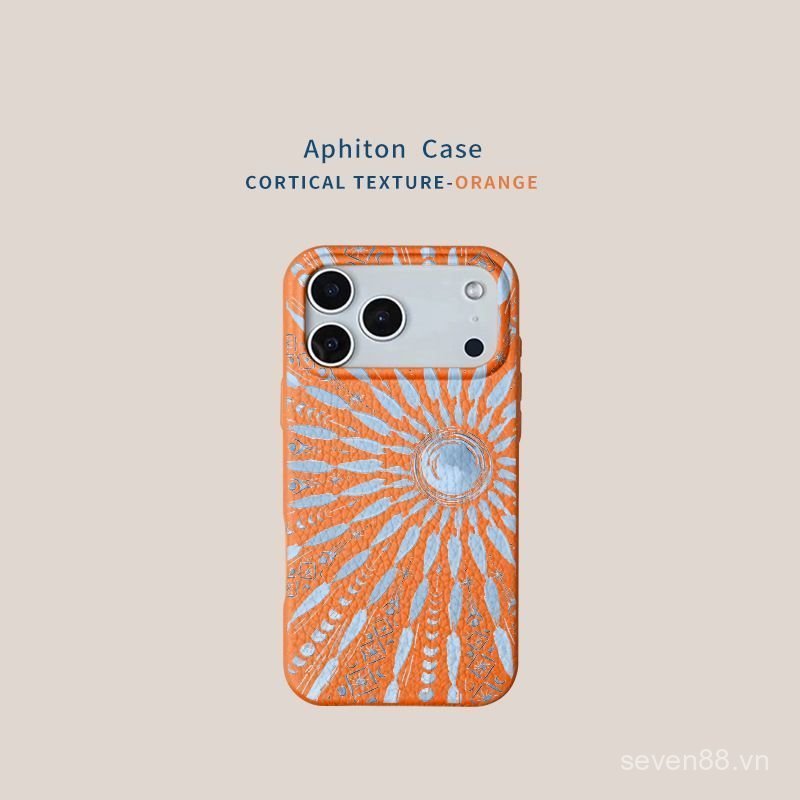 Ốp Điện Thoại Thích Hợp Cho iPhone 11 12 13 14 15 16 17 Pro max Plus Air Blue Sun Totem Vỏ Bảo Vệ Chống Sốc Bao Gồm Tất Cả XN26